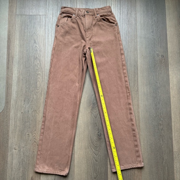 Uniqlo Straight High Rise Jeans Size 23 - Picture 5 of 5